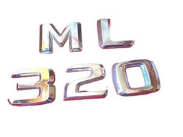 Mercedes Benz ML320 ML 320 emblem letters badge trunk OEM Factory Genuine - $13.49