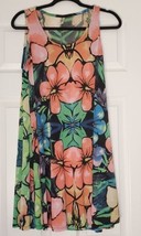 Shoreline Swimwear Cover Up Breathable Flower Floral All Around Print XL - $11.87