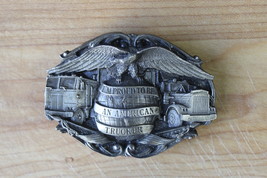 American Trucker belt buckle- NEW - £11.71 GBP