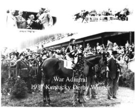 1937 - WAR ADMIRAL - 3 Photo Kentucky Derby Composite - 10&quot; x 8&quot; - £15.98 GBP
