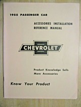 1955 Chevrolet Passenger Car Accessories Installation Reference Manual - $24.75