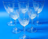 Vintage Cristal D&#39;Arques DIAMANT 24% Lead Crystal 6¾” WINE Glass Goblet ... - $42.97