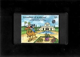 Framed Stamp Art - Disney Stamp Art - Mickey and Minnie Visit India - £7.01 GBP