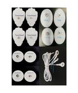 REPLACEMENT ELECTRODES/MASSAGE PADS w/4 WAY LEAD WIRE CABLE(3.5mm Plug)F... - $19.98