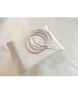 Style & Co.7" Silver Tone Bangle Bracelet F101 $24 - $10.36