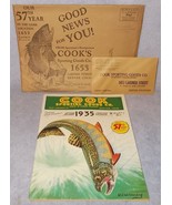 Vintage Original Cooks Sporting Goods Co DeLuxe Fishing Catalog 1935 Den... - £19.91 GBP