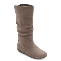 Saint John&#39;s Bay Kimble Flat Slouch Memory Foam Pull On Taupe Boot Women... - £25.98 GBP