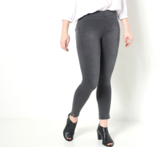 NYDJ Sculpt-Her Super Skinny Ankle Jeans with Slits - Gilt, Large - £34.07 GBP