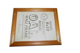 FRAME oak 12 x 10" hanger landscape 1" frame (n clst 1-1) - $3.00
