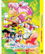 ANIME~DVD SAILORMOON SEA 1-6 VOL.1-239 END + 7 MOVIES *ENGLISH VERSION* ... - €110,56 EUR