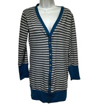 merokeety stripe long tunic cardigan sweater Size M - $22.76