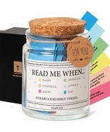 Bible Verse Jar, Read Me When Bible Verses Jar, Bible Verses in a Jar, S... - $24.95