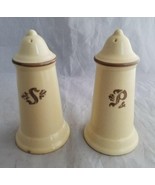 Vintage Pfaltzgraff Stoneware Village Collection #2 Salt &amp; Pepper Shaker... - £13.52 GBP