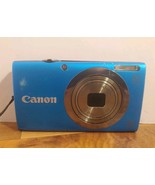 Canon PowerShot A2300 HD 16.0mp Digital Camera 5x Zoom Blue Tested Working  - $205.46 CAD