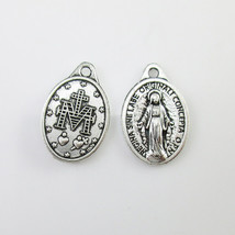 Lot of 100pcs of Religious Miraculous Blessed Mary Medal Pendant - £19.41 GBP