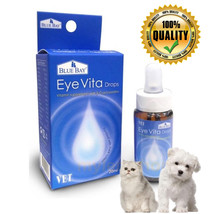 BLUE BAY Eye Vita Drops for Cats and Dogs Tears Stain Remover 20ml Eye C... - £29.08 GBP