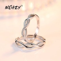 NEHZY 925 sterling silver new jewelry fashion woman opening ring anniversary wed - £7.73 GBP