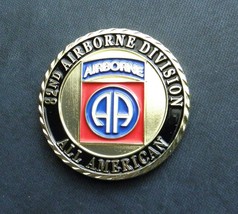 Army 82nd Airborne Division Patriotic Series Challenge Coin 1.75 Inches New Case - £8.75 GBP