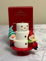 Hallmark Keepsake Ornament 2021 Gnome for Christmas Marshmallow Snowman Elf - £10.85 GBP