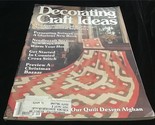 Decorating &amp; Craft Ideas Magazine September 1980 Quilt Design Afghan - $10.00