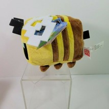 Minecraft Mojang Plush Bumble BEE NWT 6&quot; inch Jinx Stuffed Animal Plushie - £14.72 GBP