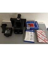 Inst Photo ID Camera  2 images per Polaroid sheet Dbl Lens Flash 4 Pks Film - $3,680.53 MXN