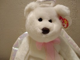 Ty Beanie Buddies Halo the Angel Bear With Mint Tags, Iridescent Wings,Brand New - £14.99 GBP