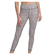 DKNY Womens Printed Side-Striped Leggings size Small Color Atomic Confetti - £46.34 GBP