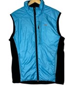 Kjus Mens Primaloft Vest Size L 52 Aqua Blue Sleeveless Zip Front Golf J... - $70.24 CAD