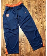 Vintage Illinois Basketball Pants Mens XL Tear Away Fighting Illini Nike... - $46.74