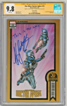 Cgc Ss 9.8 Star Wars Doctor Aphra #19 Signed &amp; This Is The Way Katee Sackhoff - £236.85 GBP