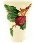 Franciscan Apple Ware Tumbler 12 Oz 5.25&quot; x 3.25&quot; Hand Decorated USA - $13.49