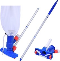 Jet Vacuum Cleaner W 48 inch Pole for Frame Aboveground Inflatable Pool Spa No E - £33.46 GBP