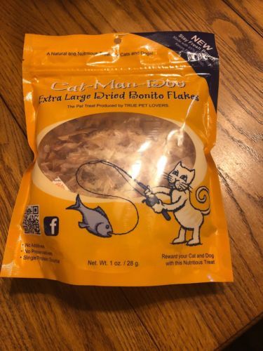 CAT-MAN-DOO - Bonito Flakes Pet Treat - 1 oz. (28 g)-Brand New-Ships N 24h - $18.69