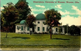 Observatory University of Wooster Wooster Ohio OH UNP DB Postcard D2 - £9.22 GBP