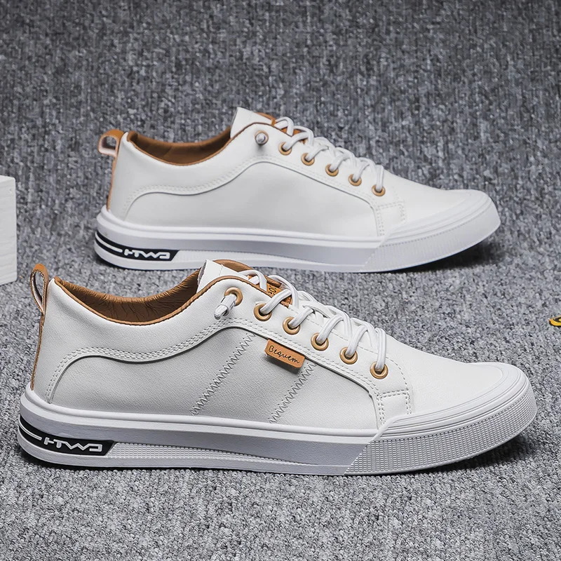 Fashion white shoes men classic sneakers men comfortable trendy sports m... - £37.85 GBP
