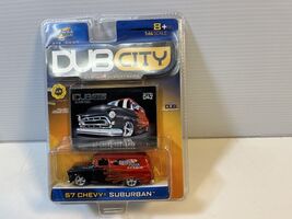 1957 Chevy Suburban Dub City Diecast Model Car: 1/64 Scale, By Jada - $11.88