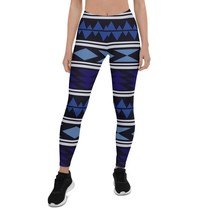 Dark Blue Boho Style Womens Leggings - £40.21 GBP