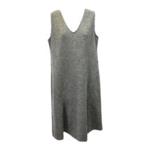 Jones New York Collection Dress Gray Marl Knee Length V Neck Sleeveless ... - £16.82 GBP