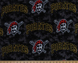 Pittsburgh Pirates MLB Baseball Sports Fleece Fabric Print by the Yard s... - £29.84 GBP