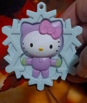 McDonald&#39;s 2011 Hello Kitty Snow Hello Kitty Snowflake Toy #8 - £2.41 GBP