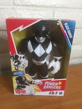Saban&#39;s Power Rangers Black Ranger 10&quot; - Heroes Mega Mighties  -- Playskool New - £16.50 GBP