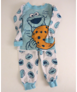 Sesame Street 2 Piece Cookie Monster Unisex Pajama Set Size Infant 18 Mo... - $129.09 MXN