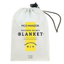 PICO MANZOR Pocket Blanket w/Fillable Corner Sockets,Strong Stitching,Wa... - £8.43 GBP