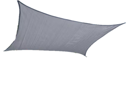 Vigoro 12 ft x 12 ft Blue Square Shade Sail Canopy Fabric New, Open Box - $29.69