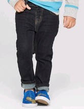 Toddler Boys&#39; 3T  Pull-on Skinny Fit Jeans - Cat &amp; Jack Blue Denim  - $12.99