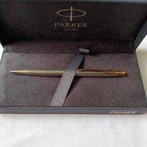 Parker Sterling Cap &amp; Barrel Ball Pen Push Mechanism Made in USA - £149.19 GBP