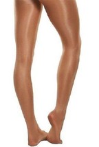 Body Wrappers A55 Toast Adult Size Extra Large Ultimate Shimmer Footed Tights - £11.86 GBP