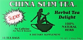 1/3/5 Bags China Slim Tea Super Herbal Tea Delight 100 % All Natural 18 Tea Bags - £5.64 GBP+