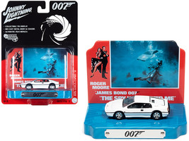 1976 Lotus Esprit S1 White with Collectible Tin Display &quot;007&quot; (James Bond) &quot;The  - £28.46 GBP